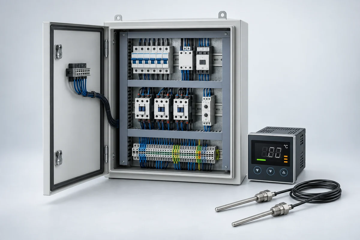 Ilustrasi produk Panel, Controller & Sensor
