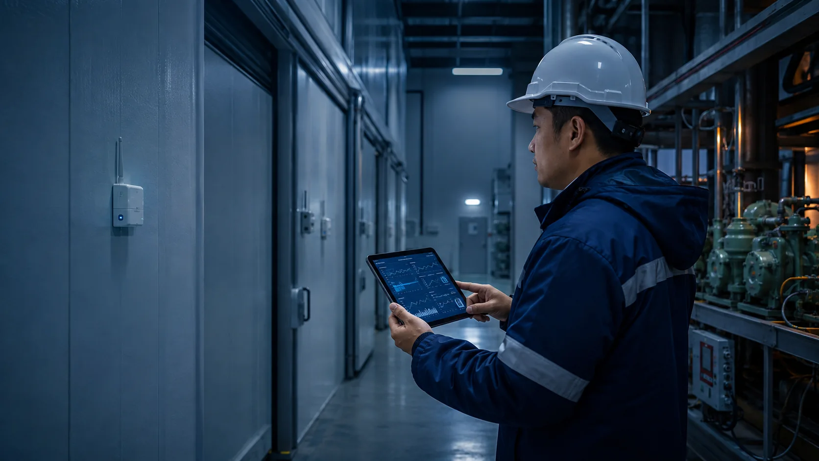 IoT monitoring cold storage