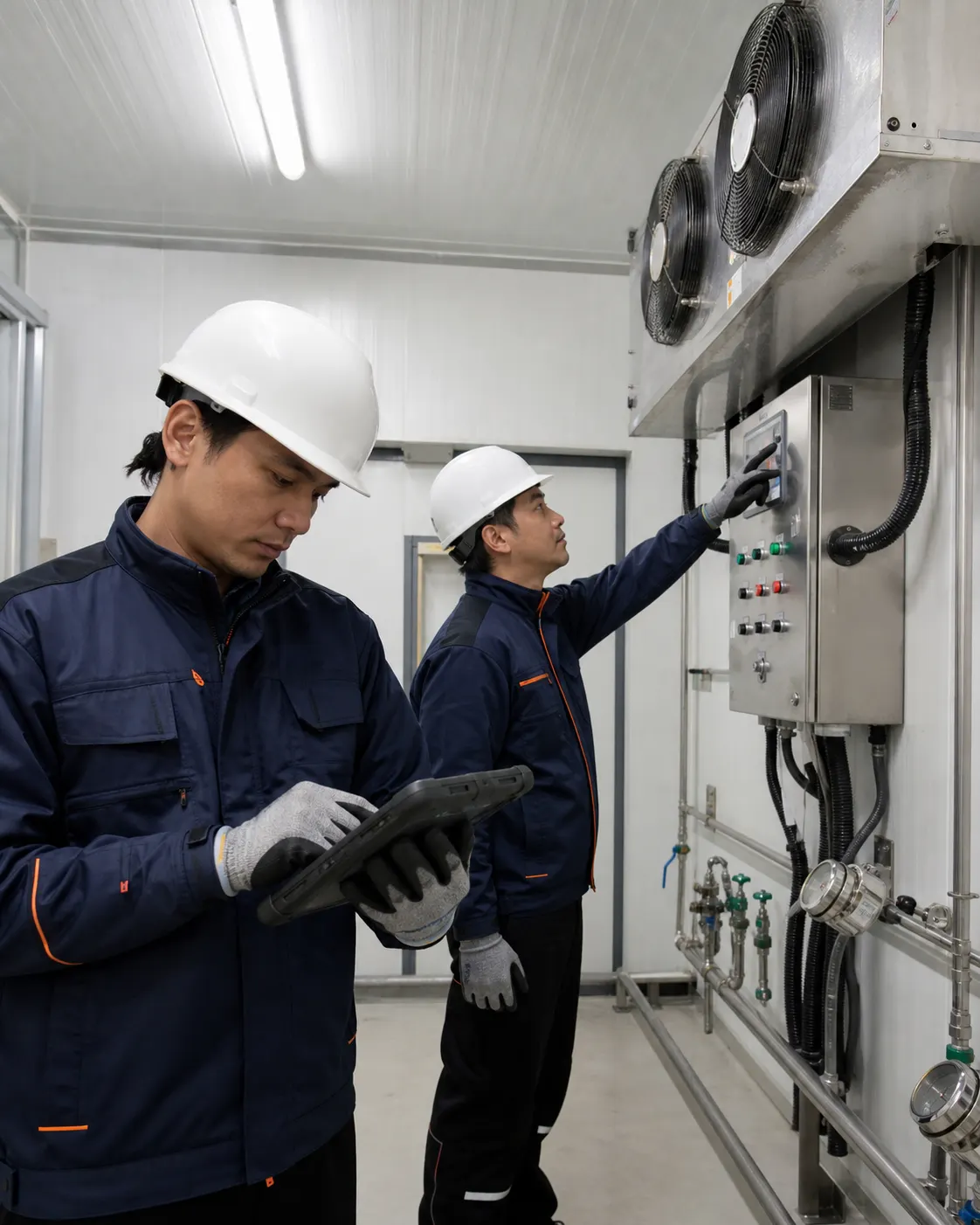 Pemeriksaan teknis dan diagnosis cold storage